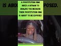 Prostitution ring hired a hitman to attack you because they are all about to be exposed.
