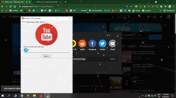 Tkinter Python YouTube  downloader.  #tkinter #python #shorts