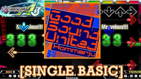 【DDR A3】 Good Sound United / Hommarju [SINGLE BASIC] 譜面確認＋Play