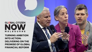 Michael Sheldrick, Anna Wellenstein & Minister Michael Mccormack On Global Financial Reform