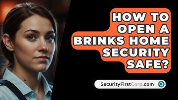 How To Open A BRINKS Home Security Safe? - SecurityFirstCorp.com