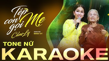 [KARAOKE] Tép con gọi Mẹ | TONE NỮ - BEAT CHUẨN