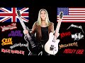 Usa metal vs british metal  old school metal  riff battle  anna cara