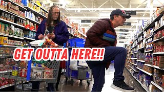 Farting at Walmart! - "GET OUTTA HERE!" - The Pooter | Jack Vale
