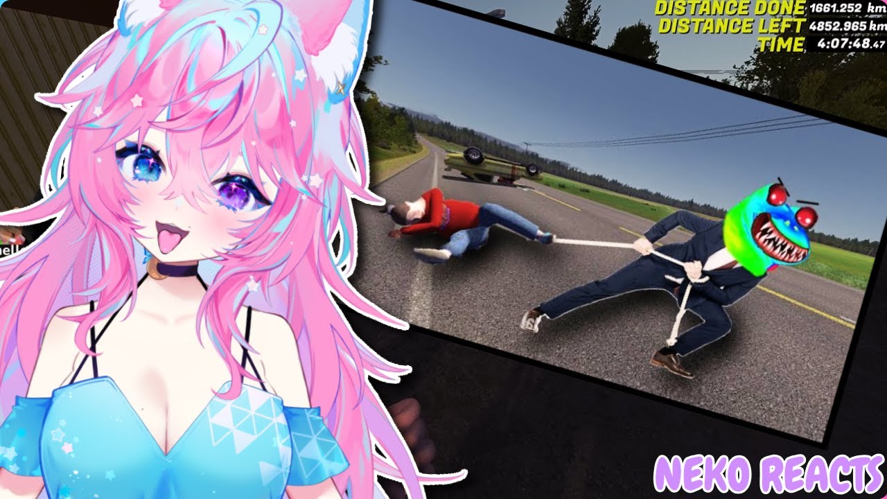 ━☆NEKO REACTS━☆ IS THIS LEGAL ? ! | REACTING TO Abducting Car Crash Victims in My Summer Car