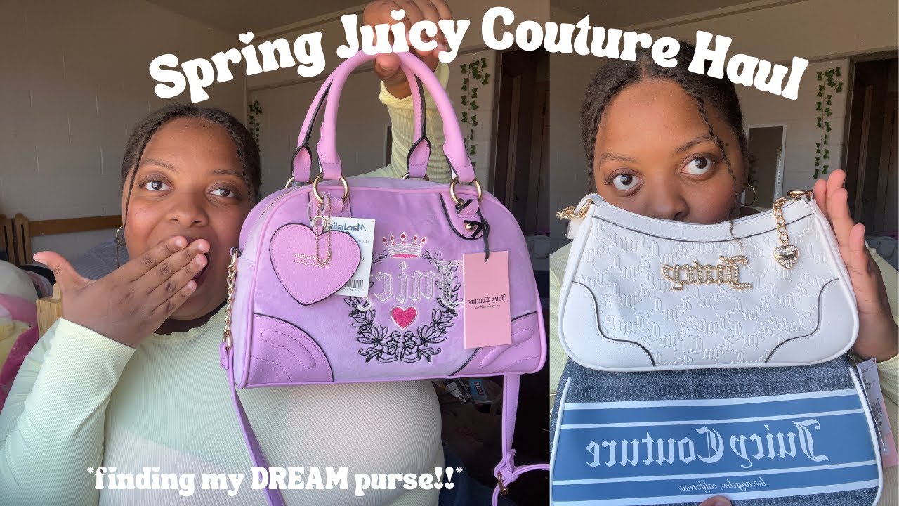 Spring Juicy Couture Haul♡ ft. the viral Bowler bag!! - YouTube