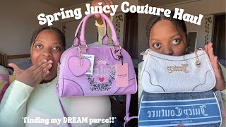 Spring Juicy Couture Haul♡ ft. the viral Bowler bag!!