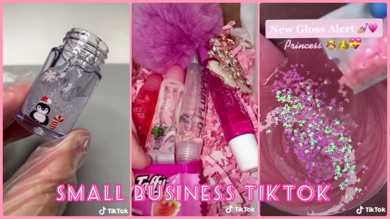💎 TIK TOK Small Business Check 💎 Lip Gloss Edition 💄 YouTube