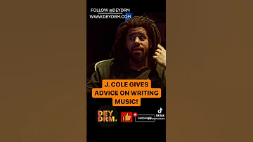 J. Cole Gives Song Writing Advice!