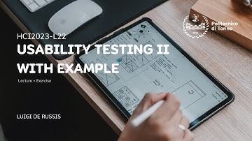 HCI2023-L22: Usability Testing (part II) with example