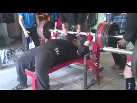 3x233kg incline, 285kg