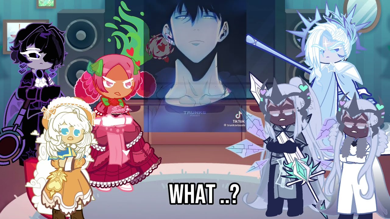 Cookie run kingdom react to sung jin woo | solo leveling | Gacha life 2