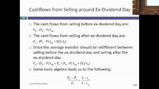 Session 23: Good & Bad Reasons for paying dividends