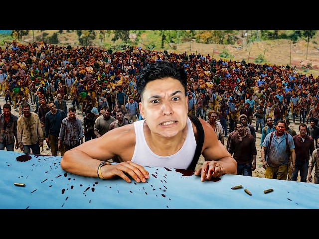 قضيت يوم كامل في نهاية العالم مع الزومبى 😱 GTA 5