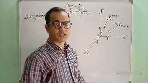 Vector joining two points