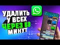 🤟Спорим Вы НЕ СМОЖЕТЕ удалить сообщение у ВСЕХ в WhatsApp через 68 минут после отправки? Я Вас НАУЧУ