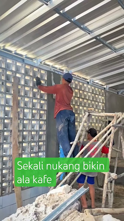 sekali nukang bikin ala kafe #kuli #bangunan #tukangprofesional