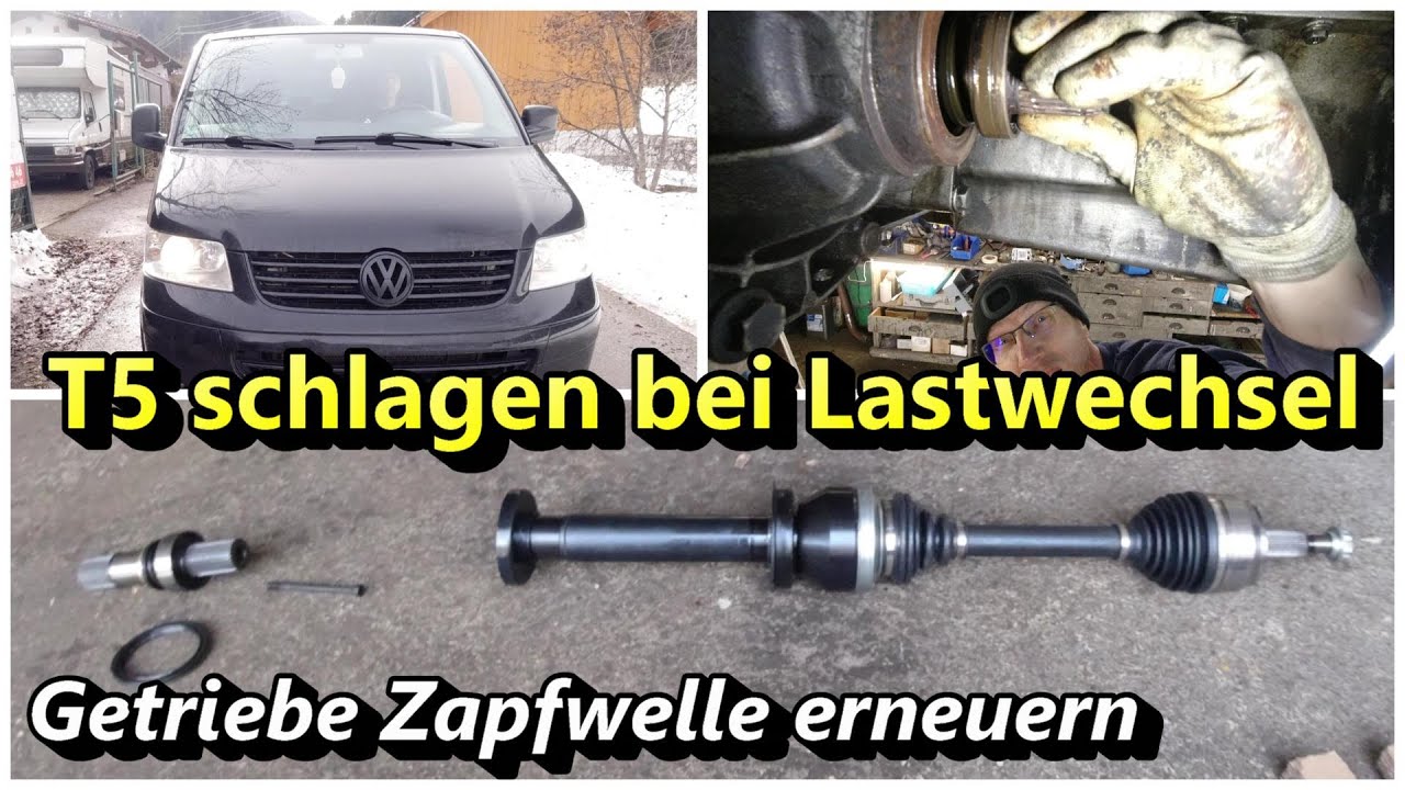 VW T5 schlagen bei Lastwechsel 