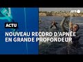 Apne descente record  114 m pour la slovne alenka artnik  afp