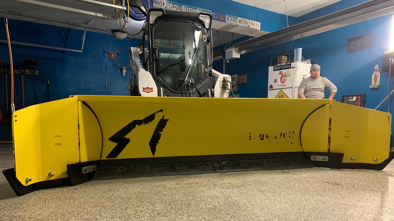 Plowing With Snow Wolf Quattro Plow Youtube