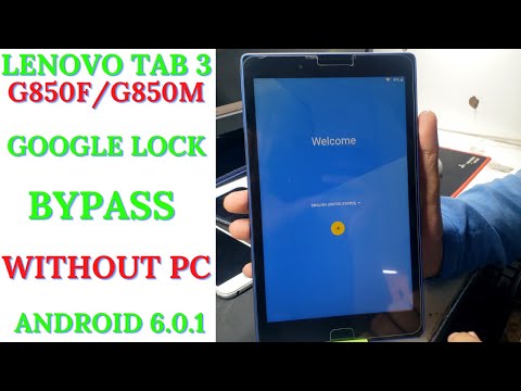 Lenovo TAB 3 -850F FRP/Google Lock Bypass Without PC Android 6.0.1 | Lenovo Tab3 Frp Unlock