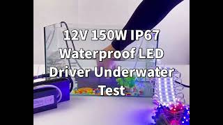 IP67 Waterproof LED Power Supply | 12V Constant Voltage LED Driver for Aquarium & Outdoor Lights