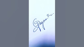 Gagan 🌹💕 Beautiful signature 💕🌹#shorts #trending #handwriting #signature @Ms_attractive_sign_1996 #youtube