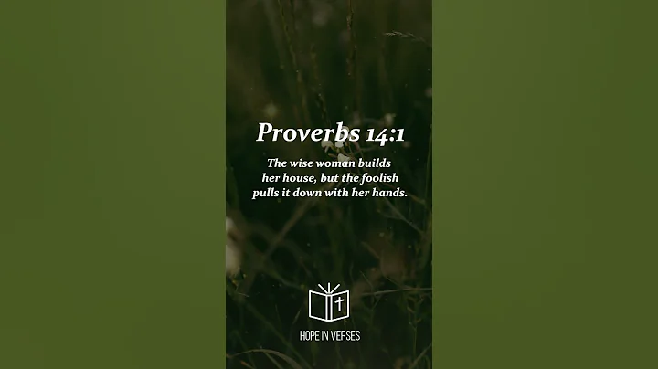 This One Verse Can Build Your Home | Proverbs 14:1
