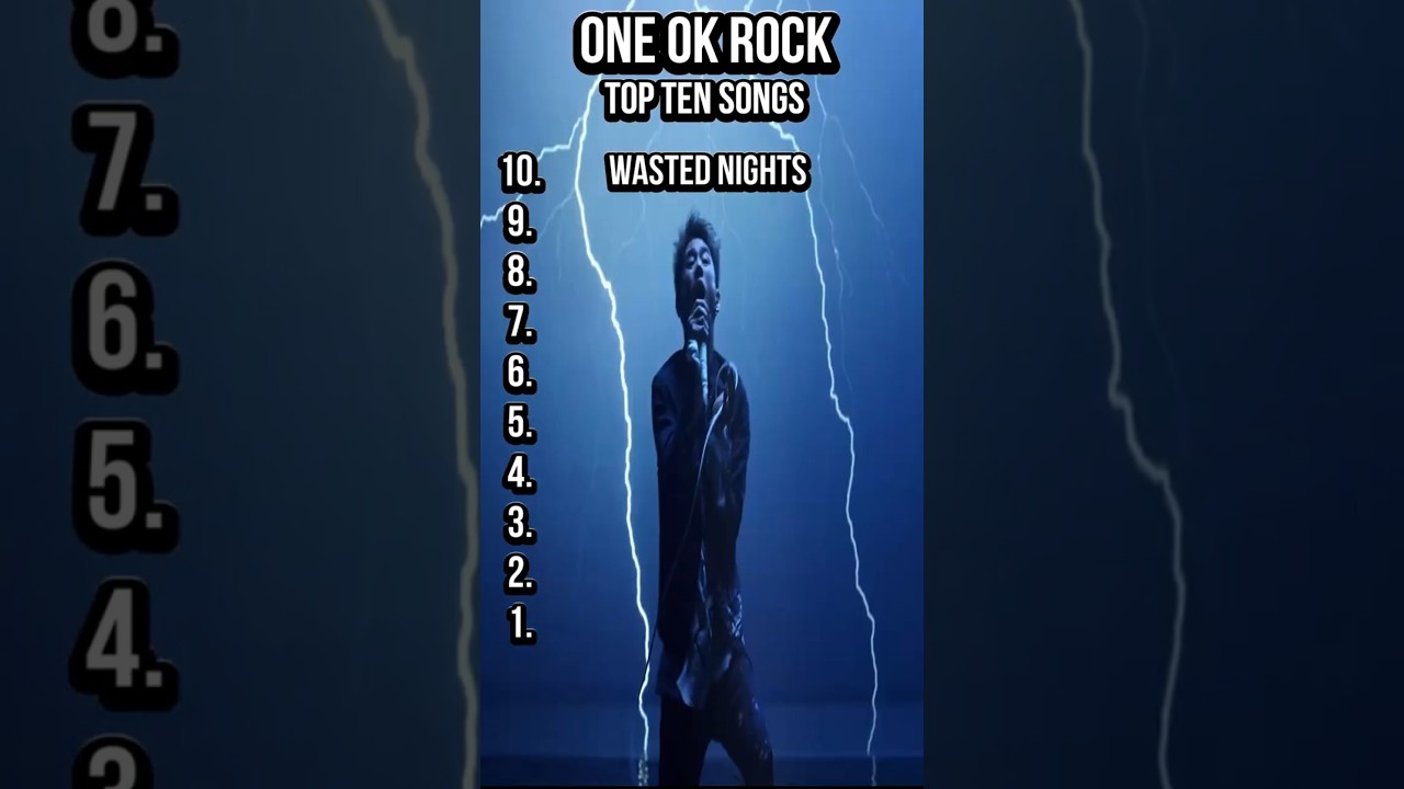 ONE OK ROCK Top Ten Songs