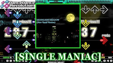 【DDR 5th】 MOONLIGHT SHADOW (New Vocal Version) / MISSING HEART [SINGLE MANIAC] 譜面確認+Clap
