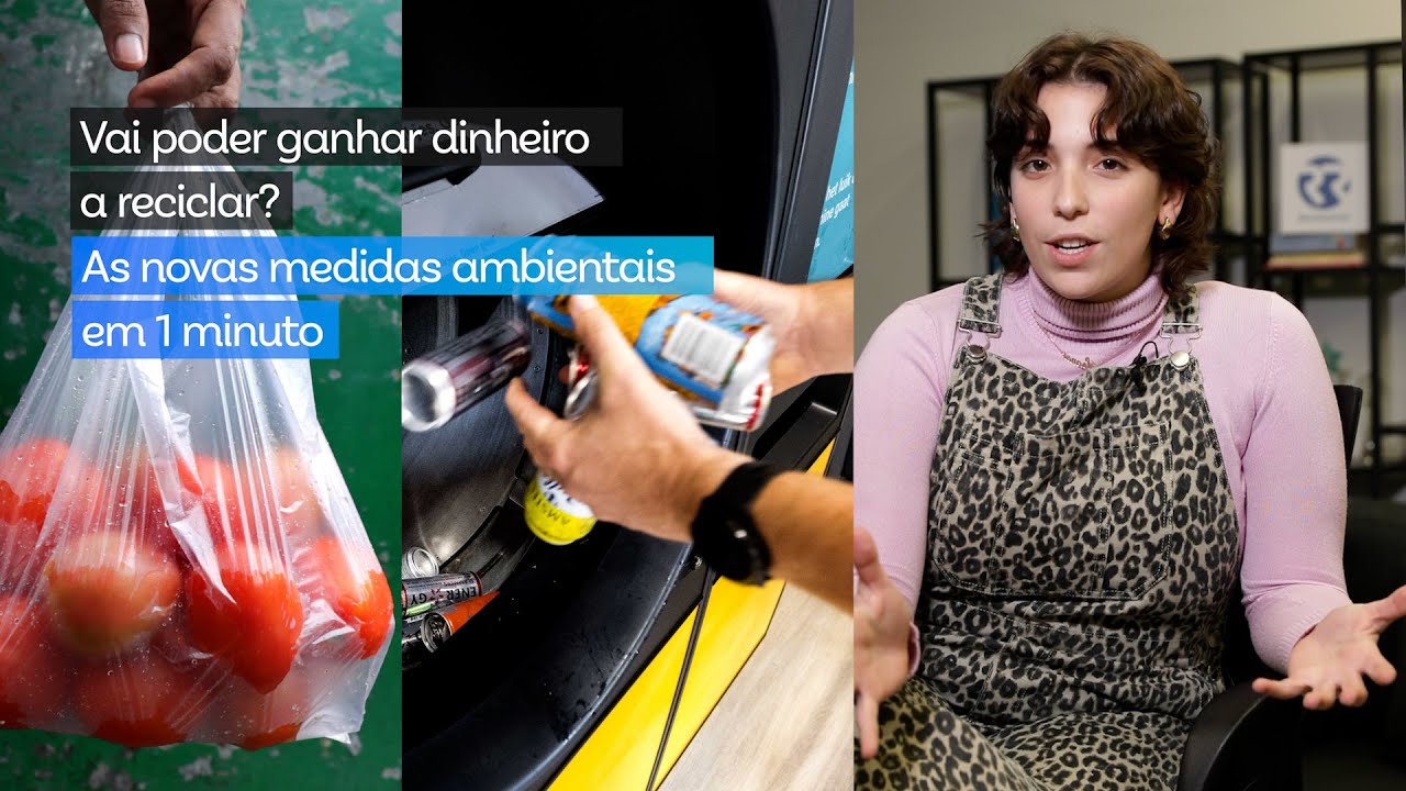 Vai poder ganhar dinheiro a reciclar? As novas medidas ambientais em 1 minuto