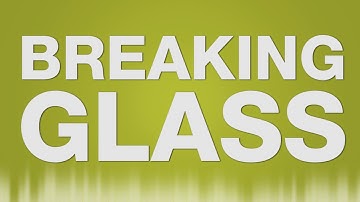 Breaking Glass SOUND EFFECT Glass Breaking - Zerbrechendes Glas Zerbricht Weinglas SOUND