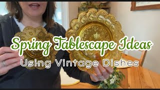 Vintage Spring Tablescape Ideas