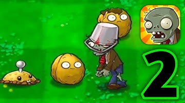 Plants vs. Zombies - Gameplay Walkthrough Part 2 - Day: Level 6-8 (iOS, Android)