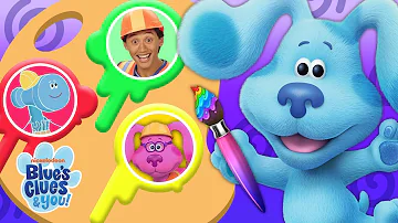 Guess The Missing Color Game #7 With Blue, Magenta & Josh! 🚧 | Blue's Clues & You!