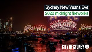Sydney New Year's Eve midnight fireworks