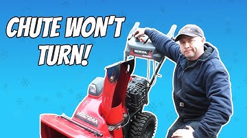HONDA Snowblower Electric Chute Intermittent Problems - Step By Step Repair Video