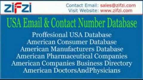USA Email Database B2B Mailing Lists-Sales Leads Leader