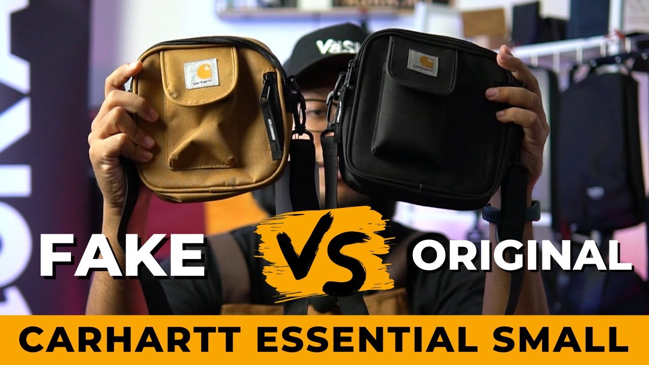 Original VS Fake: Carhartt Essential Small Bag. Aku Jumpa 4 Perbezaan ...