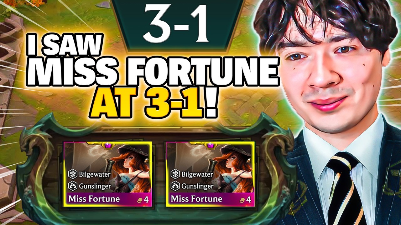 I Found An EARLY Miss Fortune In My 3-1 Bilgewater Shop... So I Immediately Spent My Gold To Level!