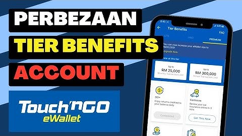 Perbezaan TNG ewallet Tier, Lite vs Pro vs Premium