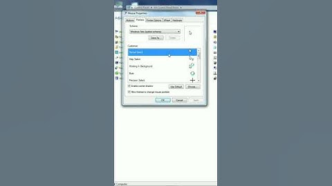 How to change mouse cursor for windows 7🖥️😎