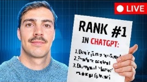 Ranking #1 in ChatGPT, the future of SEO, 2026 AI SEO Tips & Tricks (Live)