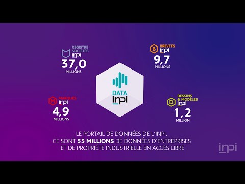 DATA INPI : toutes les données de propriété industrielle et du RNCS en accès libre