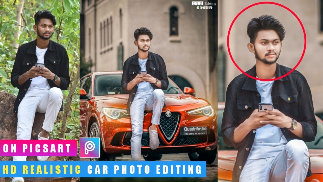 Picsart Car Background Change Photo Editing | Realistic New Car Editing in  Picsart | CTB Editing - YouTube