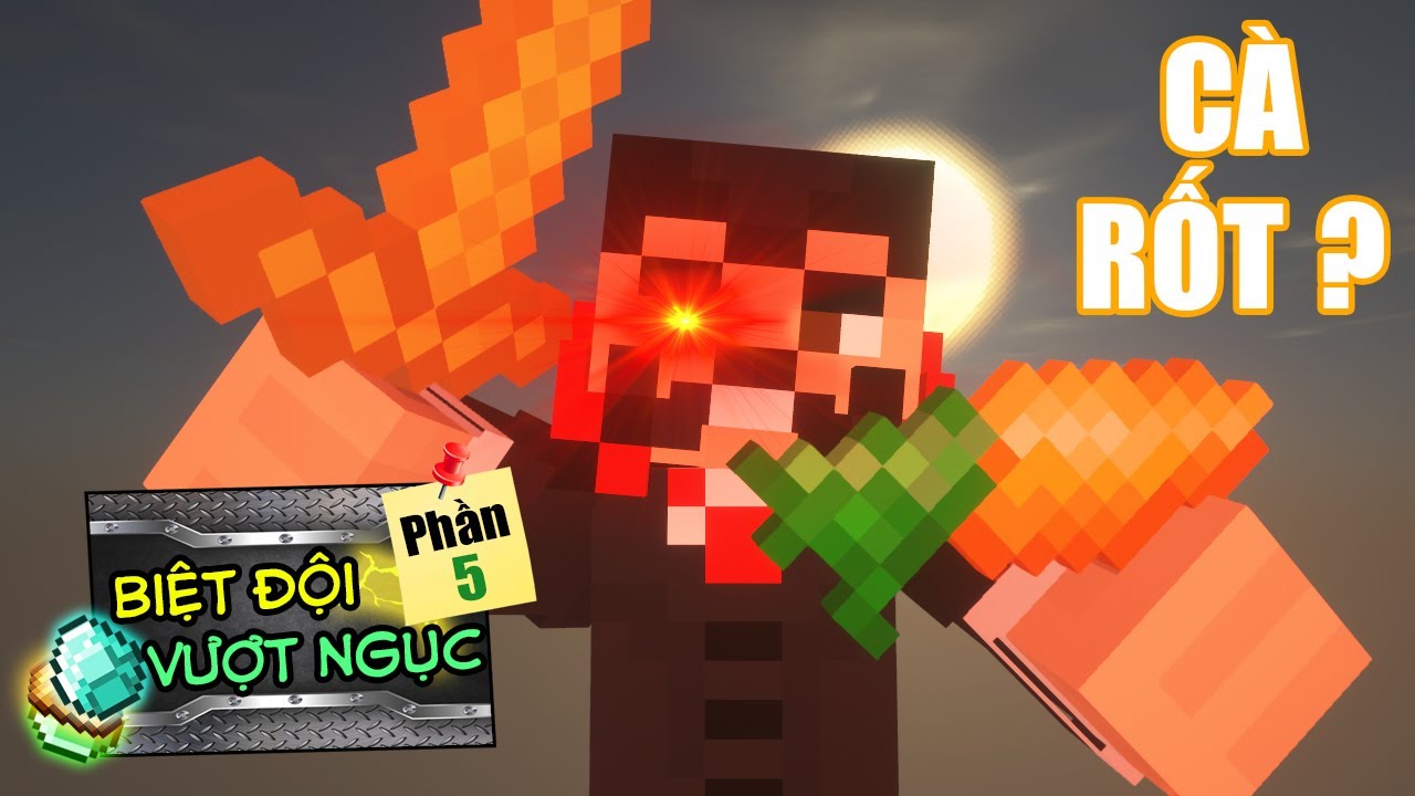 Minecraft Biệt Đội Vượt Ngục (Phần 5) #9- MA CÀ RỒNG CÀ RỐT ? 🧛‍♂️ vs 🥕 ...