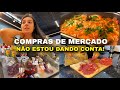COMPRAS DE MERCADO DA SEMANA (para uma família de 6 pessoas) | FIZ O MELHOR BIFE À PARMEGIANA 