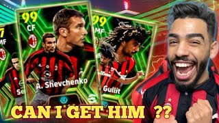 AC MILAN - Shevchenko + Gullit pack opening 🔥 CAN I GET THEM ?? eFootball 24 mobile