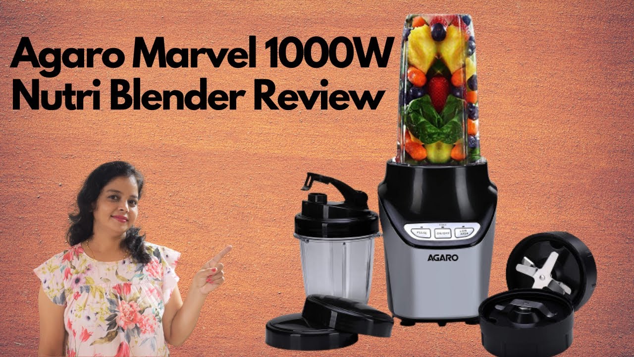 Best Nutri Blender 2021 - Agaro Marvel Series 1000W Nutri 2 Jar