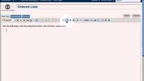 How to use ordered lists in Atlassian